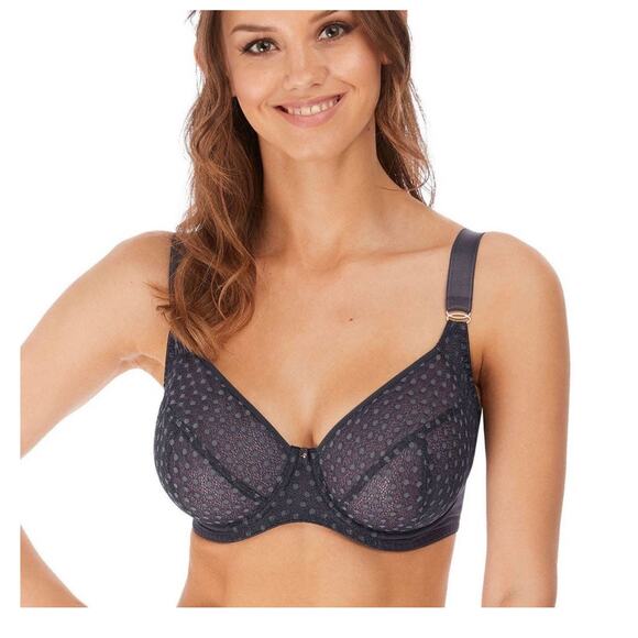 NWT Freya Starlight Side Support Bra in Slate, Size 38DD - Picture 1 of 6